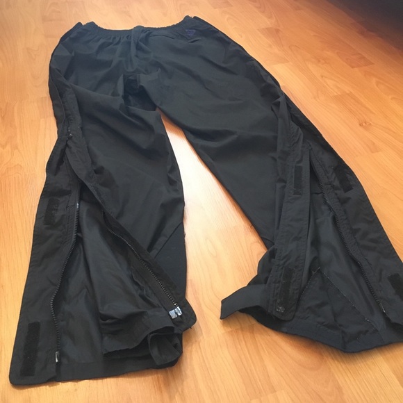 Vtg Nike FIT ACG Spell Out Zip Up Velcro Pants L - Picture 2 of 8